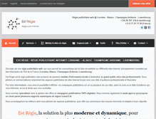 Tablet Screenshot of est-regie.com